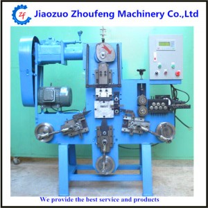 Metal wire square round ring D M Shape buckle hook moulding forming making machine (whatsapp:0086-18739193590)